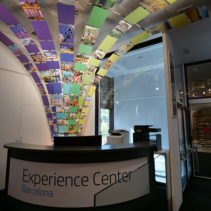 HP Experience Center Barcelona Empfang